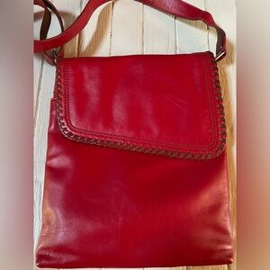 Ili New York Red Leather Purse